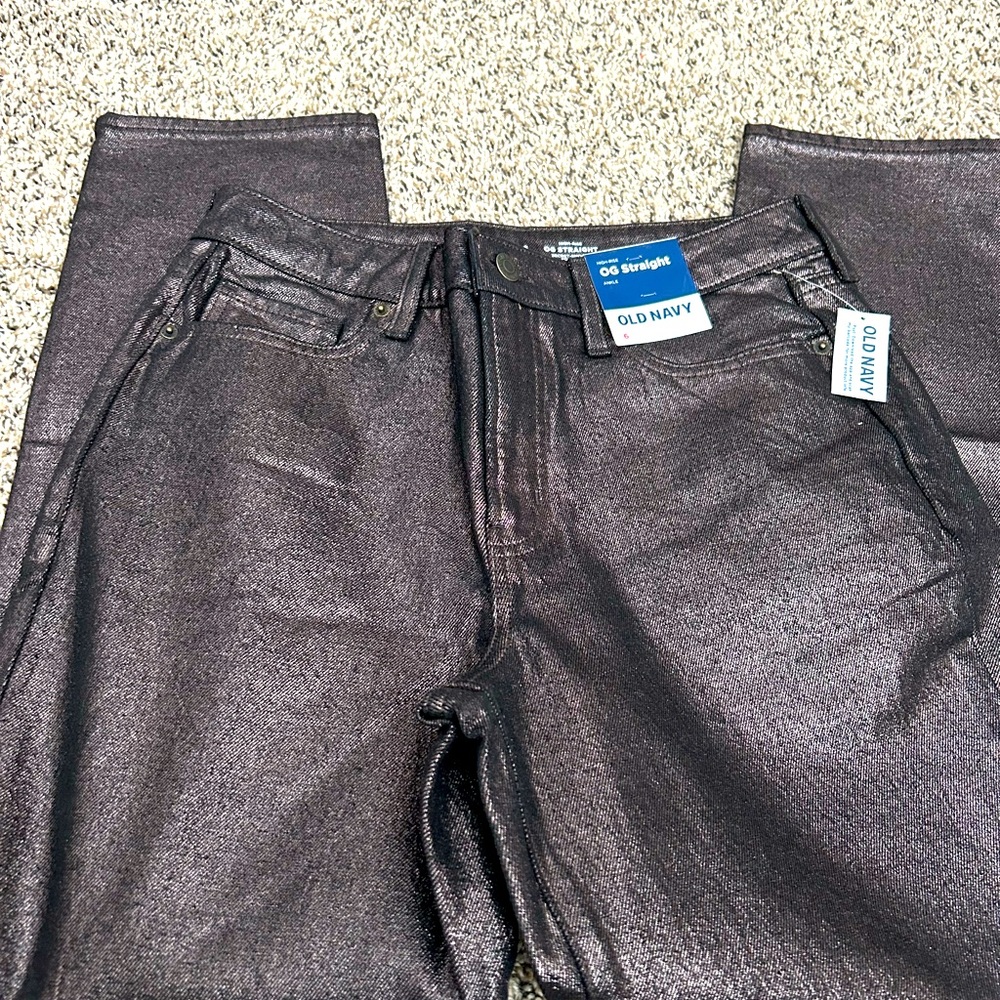 NWT Black sparkle jeans